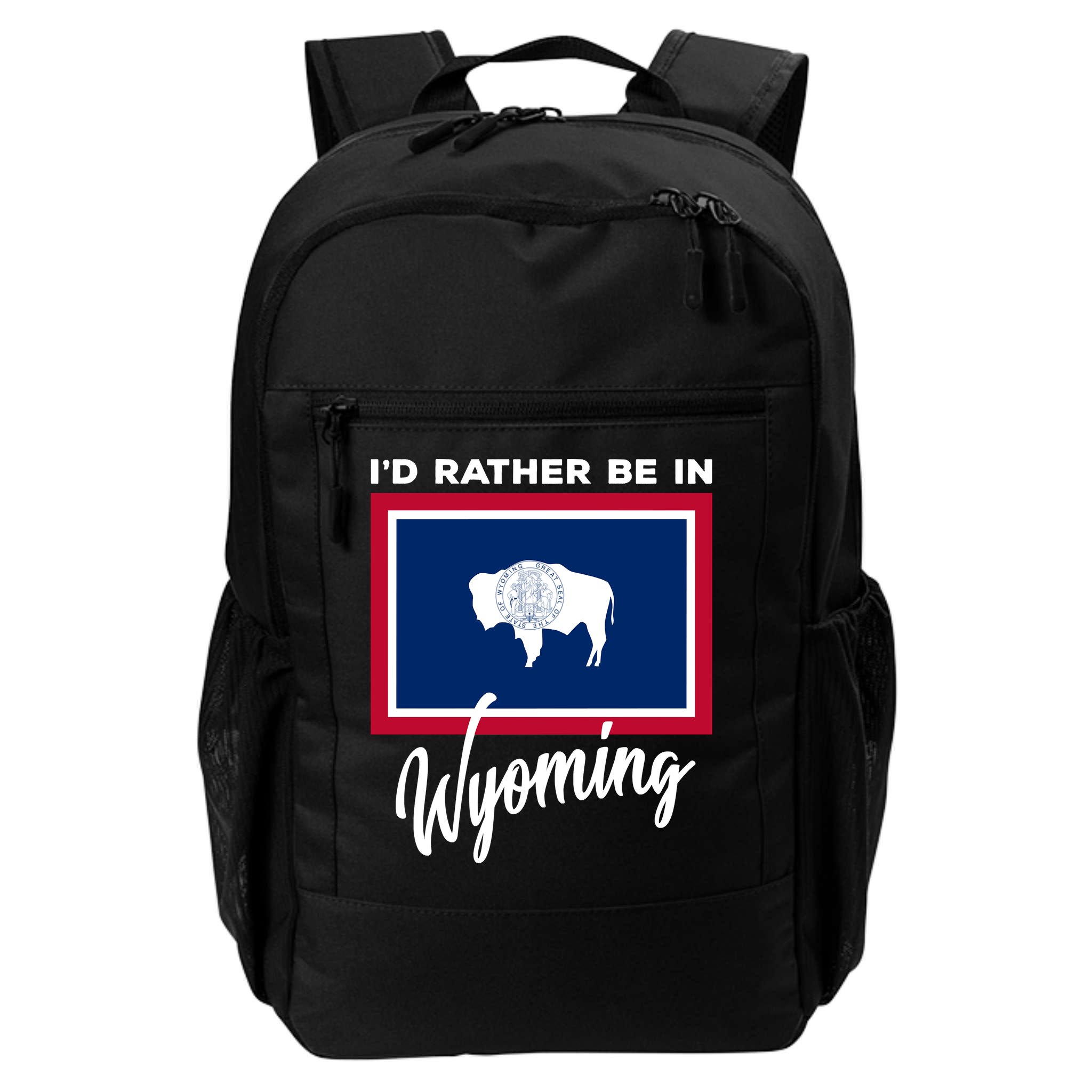 I'd Rather Be In Wyoming Backpack