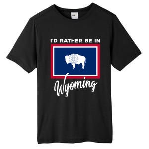 I'd Rather Be In Wyoming Tall Fusion ChromaSoft Performance T-Shirt