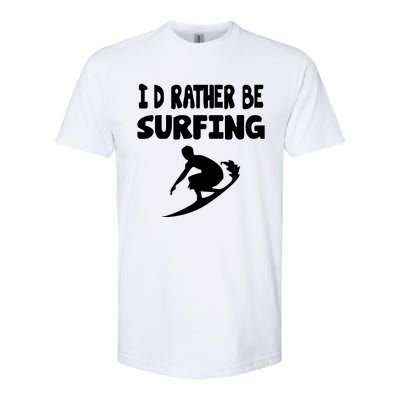 Id Rather Be Surfing Watersport Softstyle® CVC T-Shirt