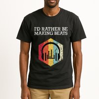 ID Rather Be Making Beats Beat Makers Music Producer Tall T-Shirt