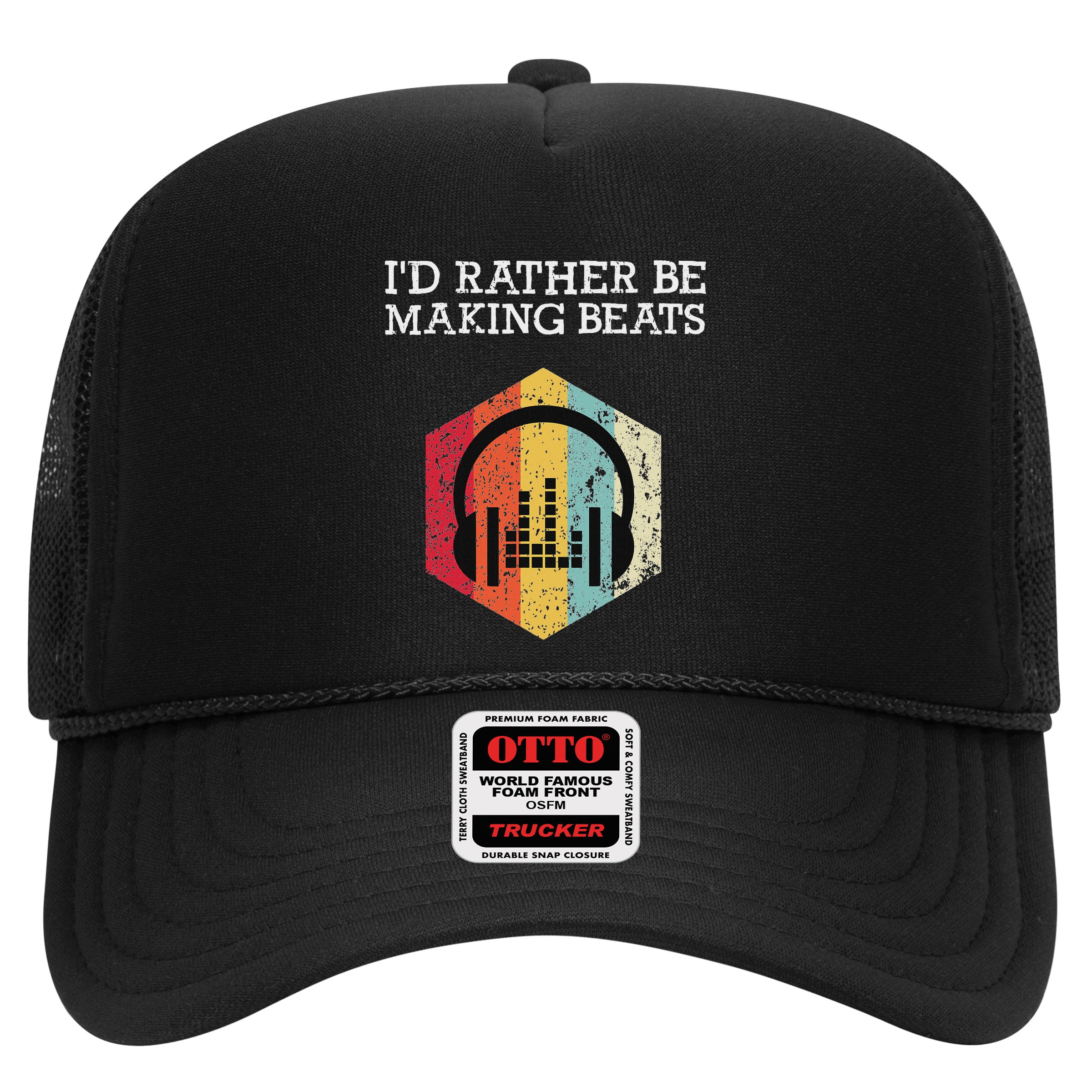 ID Rather Be Making Beats Beat Makers Music Producer Hat