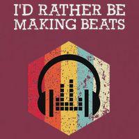 ID Rather Be Making Beats Beat Makers Music Producer 16oz Travel Tumbler