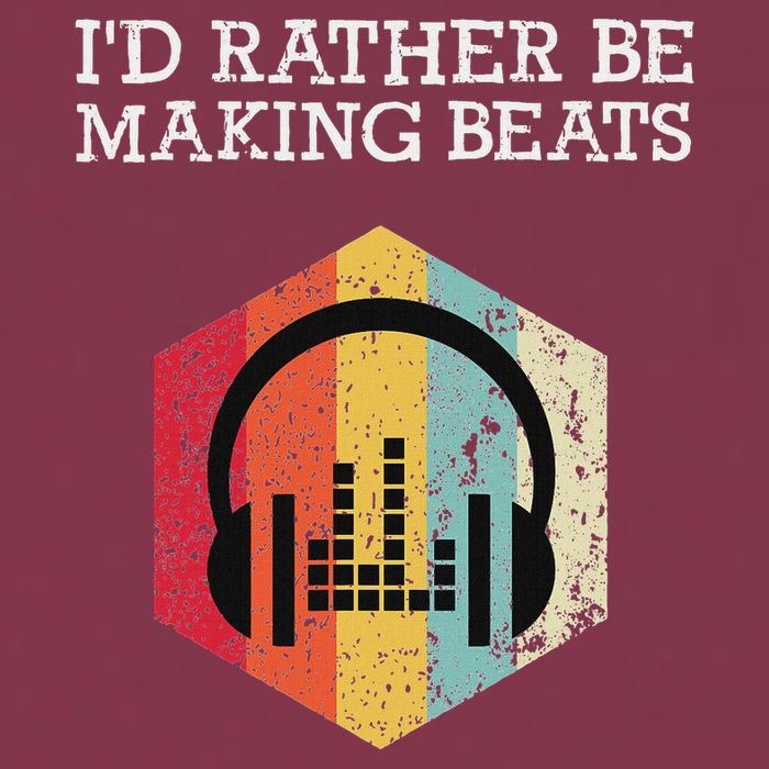 ID Rather Be Making Beats Beat Makers Music Producer 16oz Travel Tumbler
