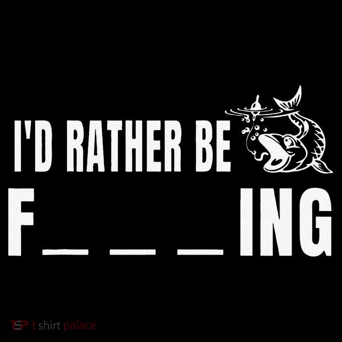 Id Rather Be Fishing Funny Fishing Women's V-Neck T-Shirt