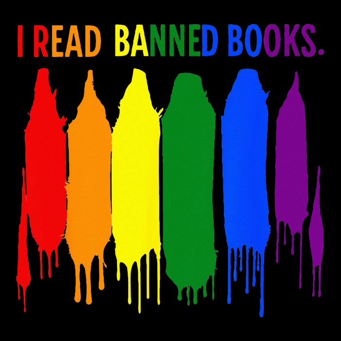 I Read Banned Books Week Rainbow LGBT Book Lover Teacher Impact Tech Backpack