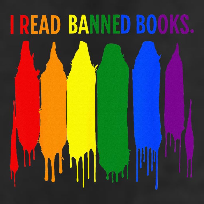 I Read Banned Books Week Rainbow LGBT Book Lover Teacher Adult Drive Performance Visor