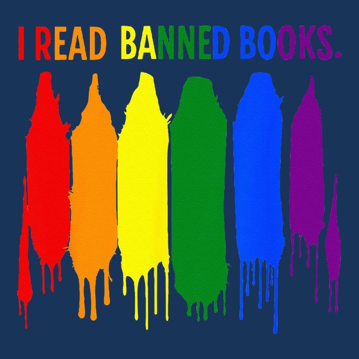 I Read Banned Books Week Rainbow LGBT Book Lover Teacher Bucket Hat