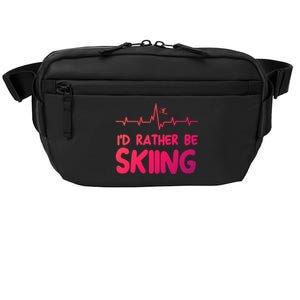 Id Rather Be Skiing Skier Gift Crossbody Pack