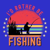 ID Rather Be Fishing Vintage Retro Fisher Fly Fishing Meaningful Gift Womens Tank Top