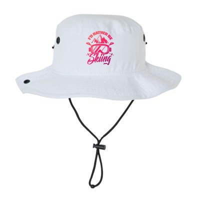 Id Rather Be Skiing Holiday Ski Winter Sport Gift Legacy Cool Fit Booney Bucket Hat