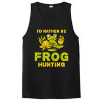 ID Rather Be Frog Hunting Frog Lover Gift PosiCharge Competitor Tank