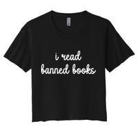 I Read Banned Books Joy Behar Women's Crop Top Tee