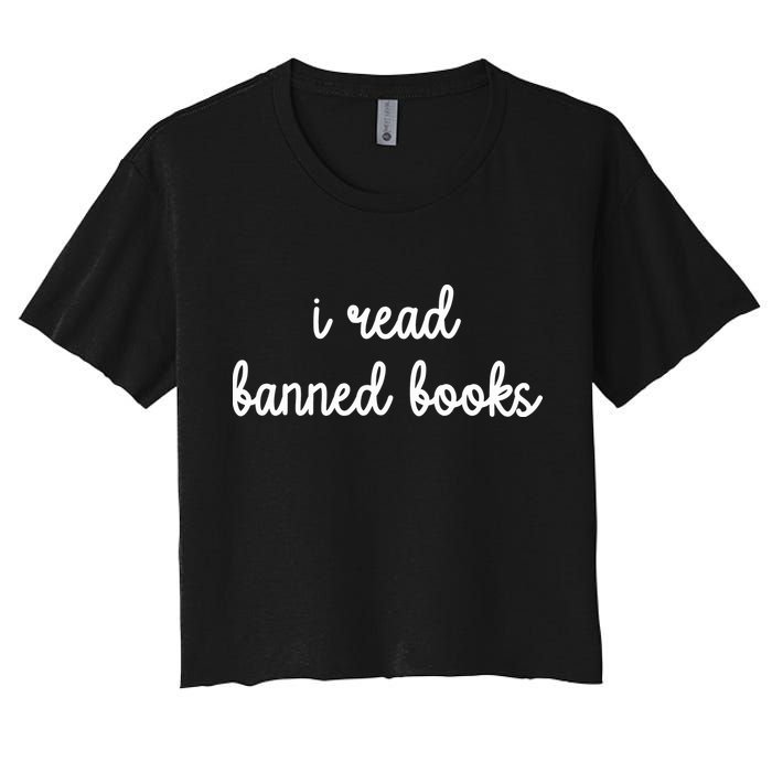 I Read Banned Books Joy Behar Women's Crop Top Tee