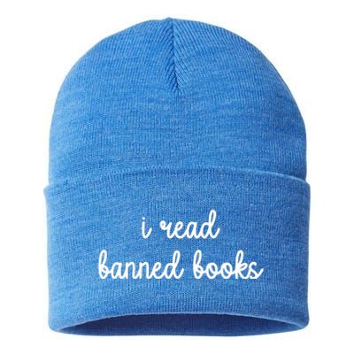 I Read Banned Books Joy Behar Sustainable Knit Beanie