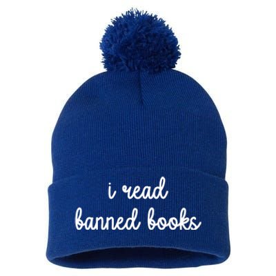 I Read Banned Books Joy Behar Pom Pom 12in Knit Beanie