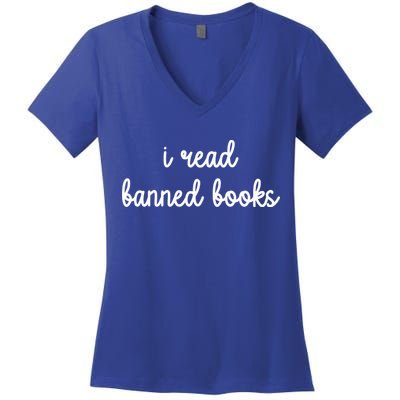 I Read Banned Books Joy Behar Women's V-Neck T-Shirt
