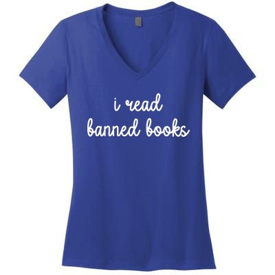 I Read Banned Books Joy Behar Women's V-Neck T-Shirt