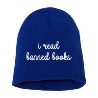I Read Banned Books Joy Behar Short Acrylic Beanie