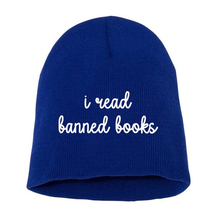 I Read Banned Books Joy Behar Short Acrylic Beanie