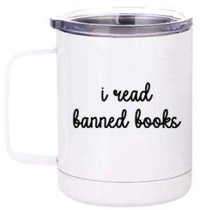 I Read Banned Books Joy Behar 12 oz Stainless Steel Tumbler Cup