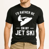 Id Rather Be On My Jet Ski Jet Skiing Gift Cooling Performance Crew T-Shirt