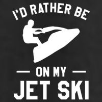 Id Rather Be On My Jet Ski Jet Skiing Gift Adult Drive Performance Visor