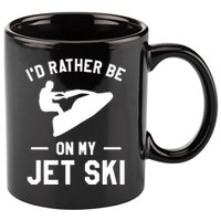 Id Rather Be On My Jet Ski Jet Skiing Gift 11oz C Handle Ceramic Mug