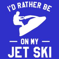 Id Rather Be On My Jet Ski Jet Skiing Gift Button