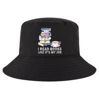 I Read Books Like Its My Job School Librarian Cool Comfort Performance Bucket Hat