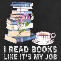 I Read Books Like Its My Job School Librarian 7 Panel Mesh Trucker Snapback Hat