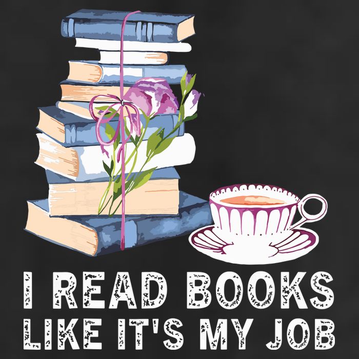 I Read Books Like Its My Job School Librarian 7 Panel Mesh Trucker Snapback Hat