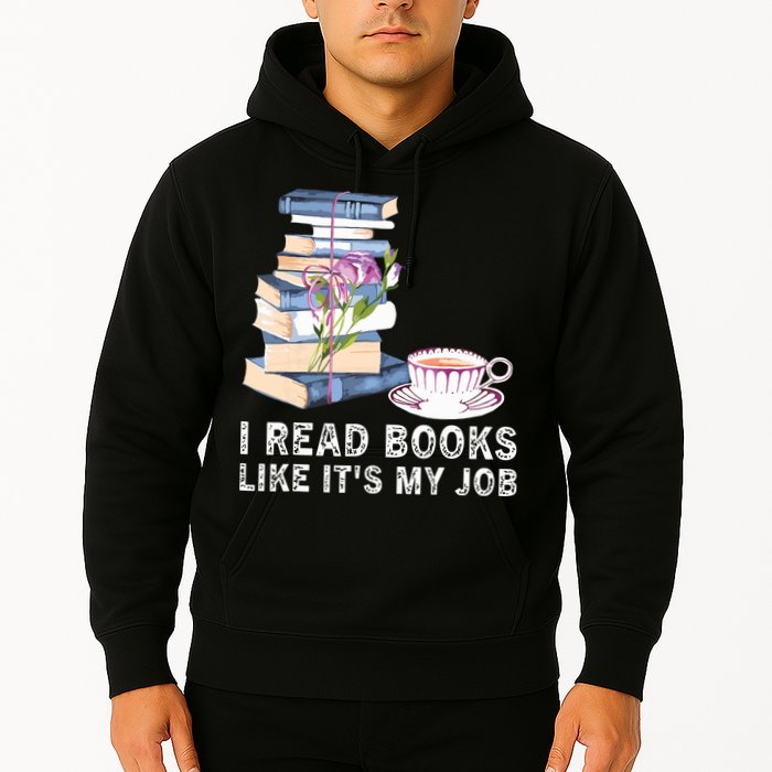 I Read Books Like Its My Job School Librarian Hoodie
