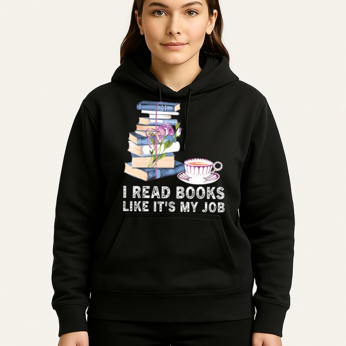 I Read Books Like Its My Job School Librarian Hoodie