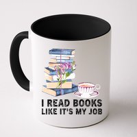 I Read Books Like Its My Job School Librarian Mug