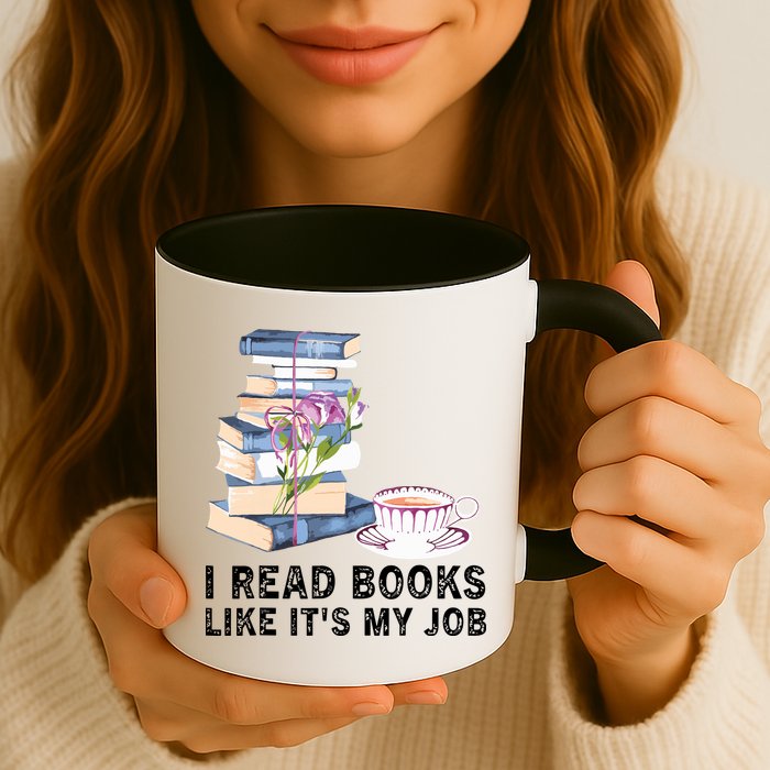I Read Books Like Its My Job School Librarian Mug