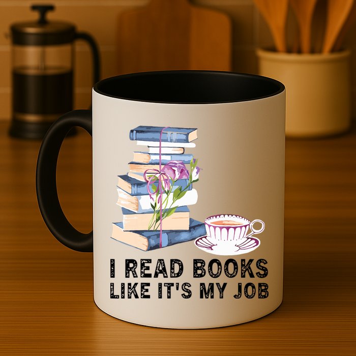I Read Books Like Its My Job School Librarian Mug