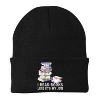 I Read Books Like Its My Job School Librarian Beanie