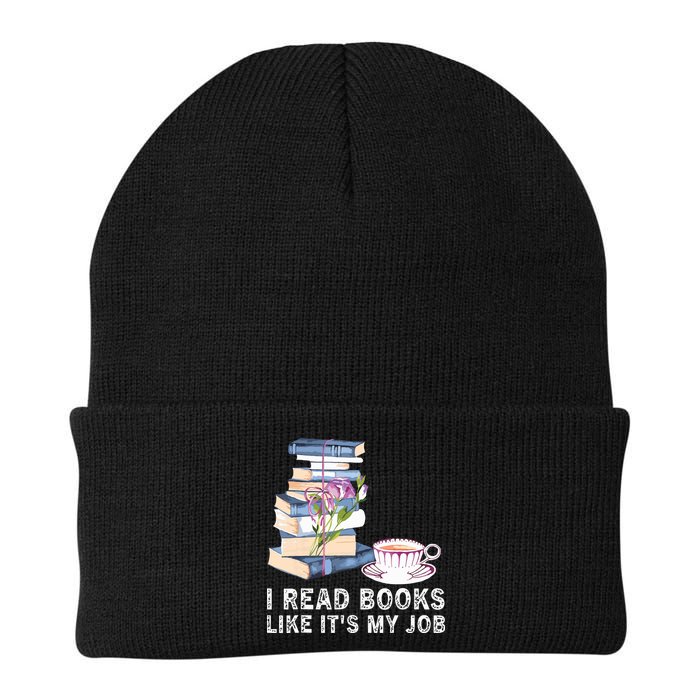 I Read Books Like Its My Job School Librarian Beanie