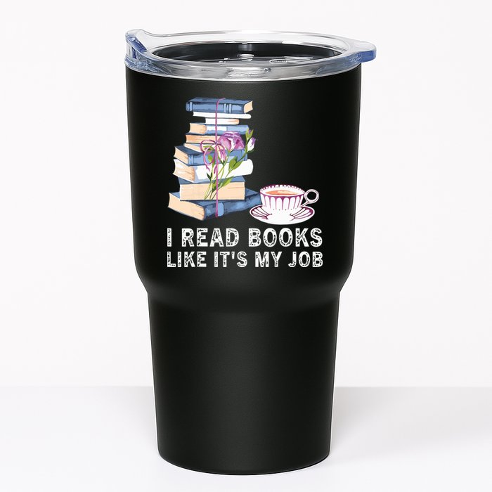 I Read Books Like Its My Job School Librarian Tumbler