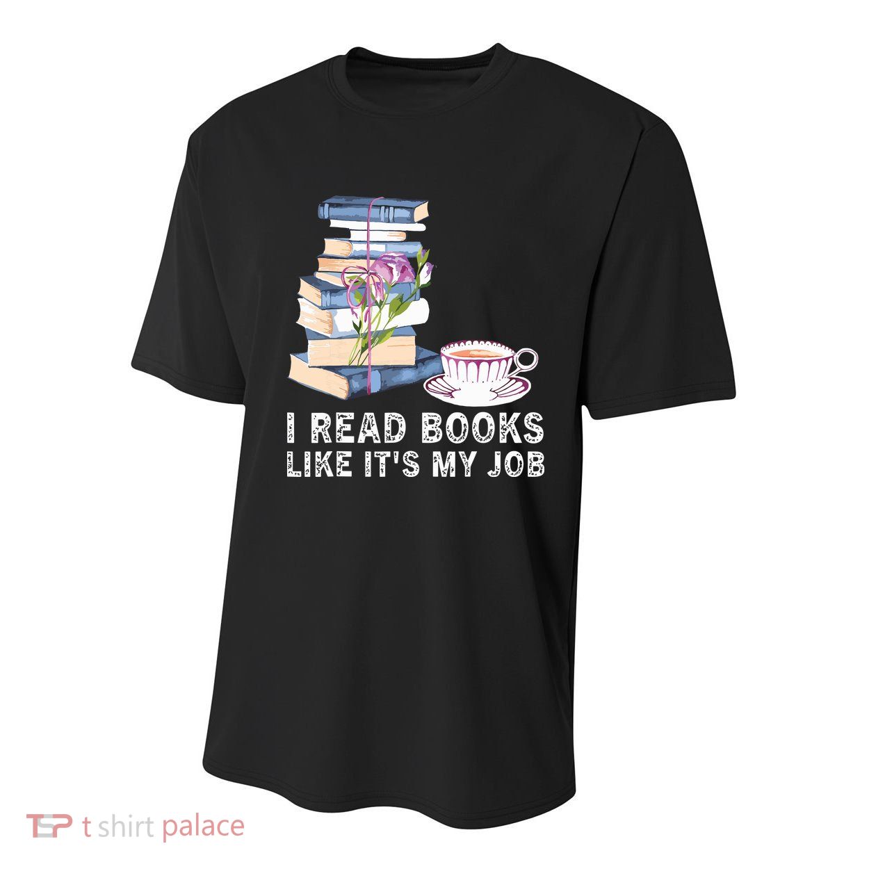 I Read Books Like Its My Job School Librarian Youth Performance Sprint T-Shirt