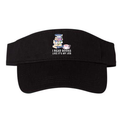 I Read Books Like Its My Job School Librarian Visor