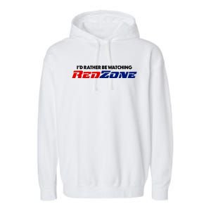 ID Rather Be Watching Redzone Garment-Dyed Fleece Hoodie