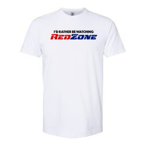 ID Rather Be Watching Redzone Softstyle CVC T-Shirt