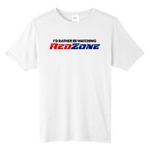 ID Rather Be Watching Redzone Tall Fusion ChromaSoft Performance T-Shirt