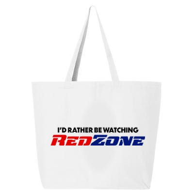 ID Rather Be Watching Redzone 25L Jumbo Tote