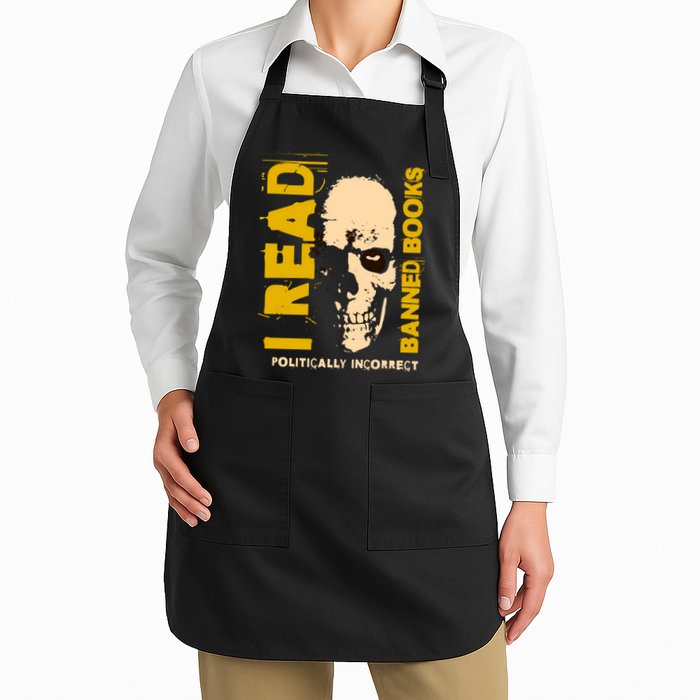 I Read Banned Books Politically Incorrect Anti Censorship Apron