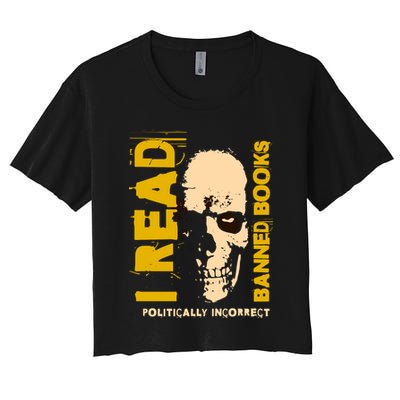 I Read Banned Books Politically Incorrect Anti Censorship Crop Top