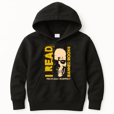 I Read Banned Books Politically Incorrect Anti Censorship Kids Hoodie