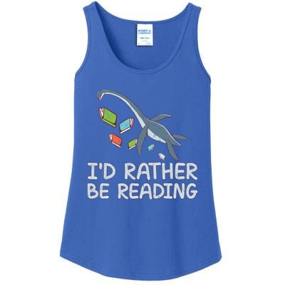 Id Rather Be Reading Quote Saying Gift Ladies Essential Tank