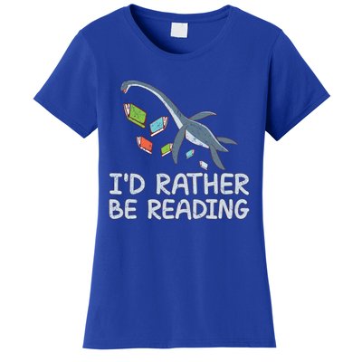 Id Rather Be Reading Quote Saying Gift Women's T-Shirt